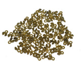 Golden Oxidiz ball dangle charms beads latkan jhumki/Necklace and Bangle metal beads for Jewellery Making. LOOP-009